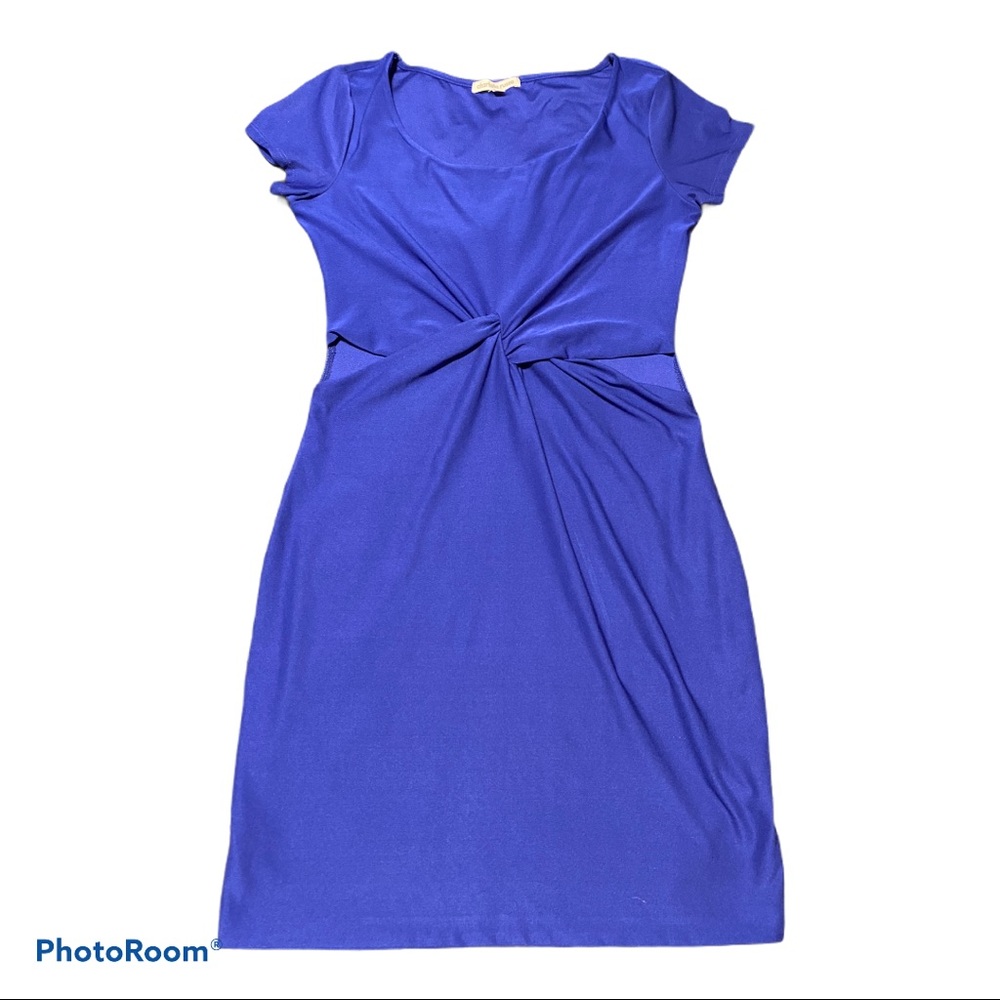 Charlotte Russe blue cut out dress size medium